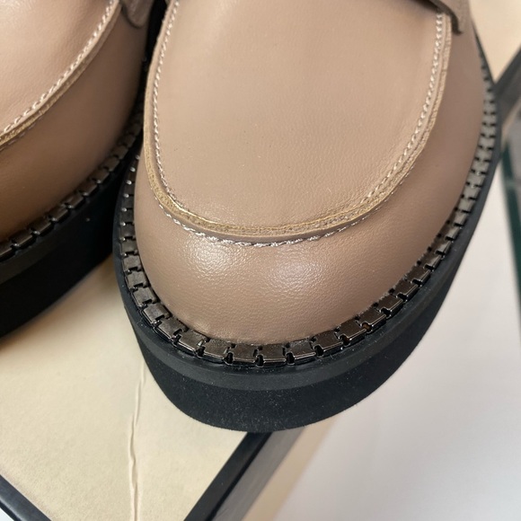 BCBGeneration Women's Sabin Loafer Platform, Size 8 Taupe Tan NEW Boho Chic - Picture 4 of 9